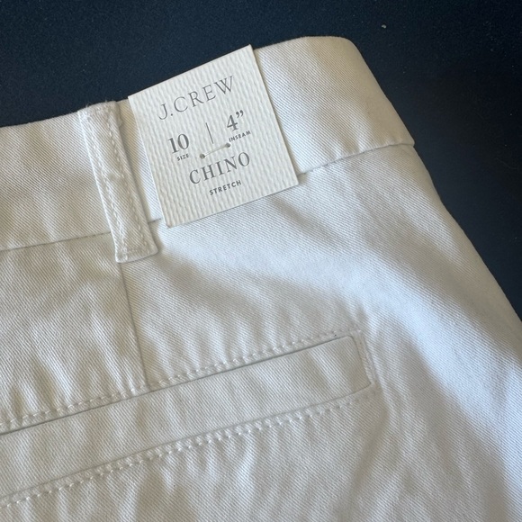 Re-imagined by J.CREW white chinos w/ strectch🤍cute comfy classics-zoom in 4more - Picture 3 of 14